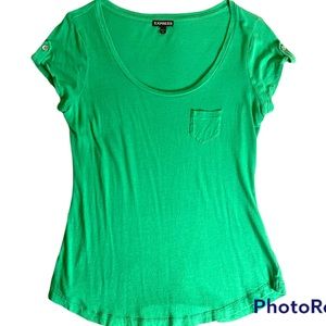Express green T-shirt size SP